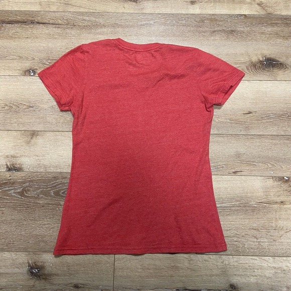 Genuine Merchandise | MLB Cincinnati Reds V Neck Tee Red Red Heather | M - Picture 2 of 3